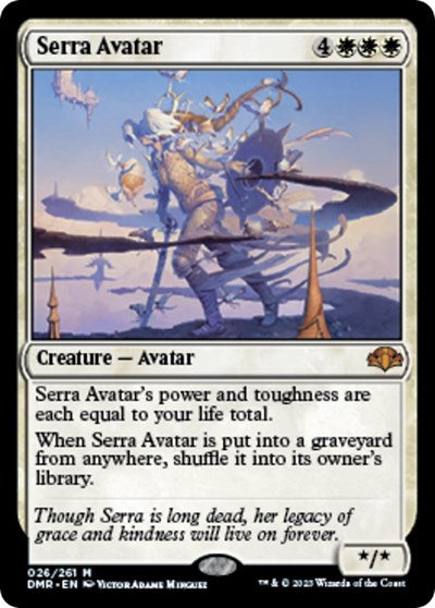 Serra Avatar (Dominaria Remastered) Near Mint
