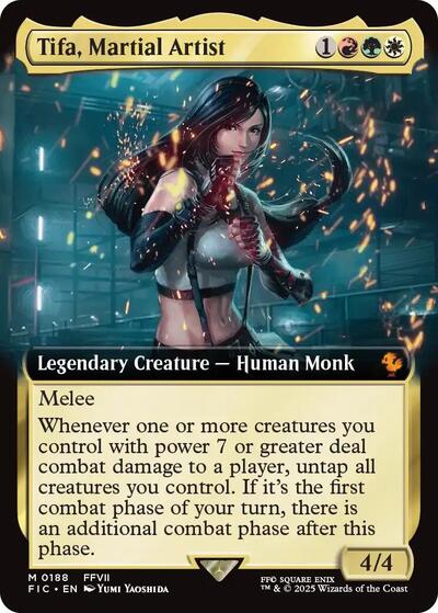 Tifa, Martial Artist (Extended Art) (Commander: FINAL FANTASY) Near Mint