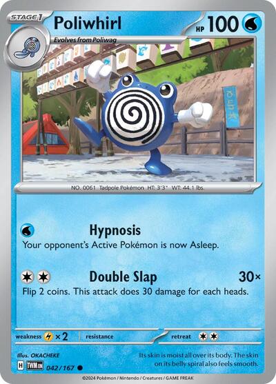 Poliwhirl (SV06: Twilight Masquerade) Near Mint