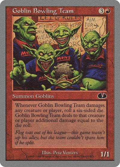 Goblin Bowling Team (Unglued) Light Play