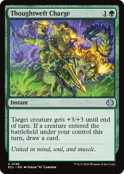 Thoughtweft Charge (Lorwyn Eclipsed) Near Mint Foil