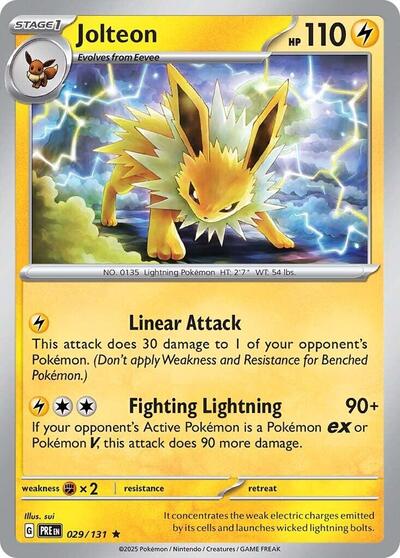 Jolteon (SV: Prismatic Evolutions) Near Mint Holofoil