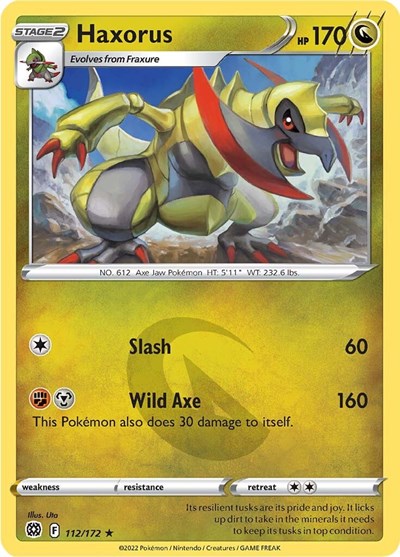Haxorus (SWSH09: Brilliant Stars) Near Mint