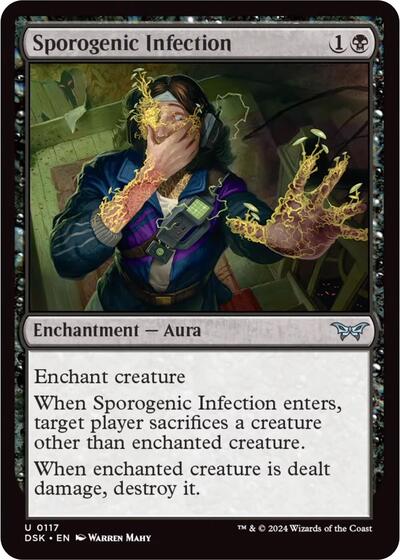 Sporogenic Infection (Duskmourn: House of Horror) Near Mint Foil