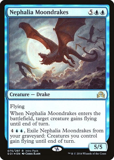 Nephalia Moondrakes (Promos: Unique and Miscellaneous) Light Play Foil