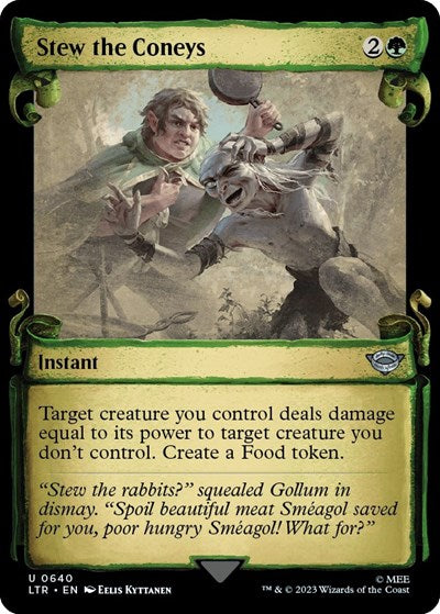 Stew the Coneys (Showcase Scrolls) (Universes Beyond: The Lord of the Rings: Tales of Middle-earth) Near Mint Foil