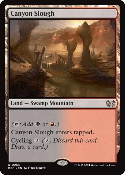 Canyon Slough (Commander: Duskmourn: House of Horror) Light Play