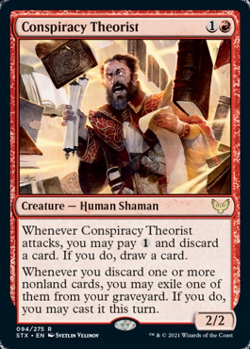 Conspiracy Theorist (Strixhaven) Near Mint Foil