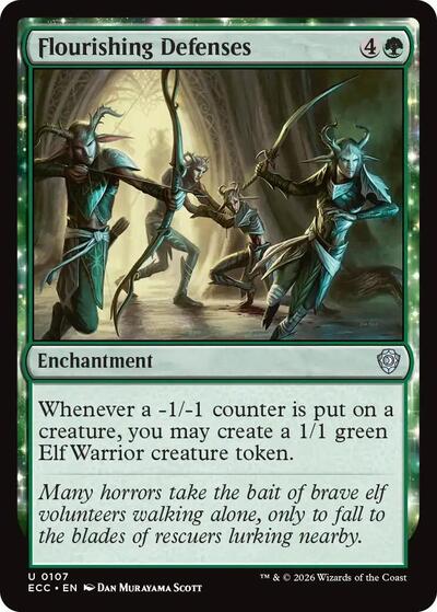 Flourishing Defenses (Commander: Lorwyn Eclipsed) Near Mint