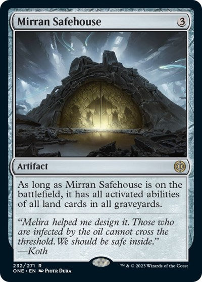 Mirran Safehouse (Phyrexia: All Will Be One) Light Play Foil