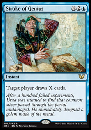 Stroke of Genius (Commander 2015) Light Play