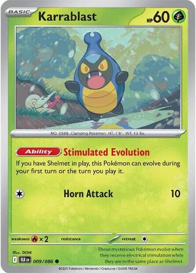 Karrablast (SV: Black Bolt) Near Mint Reverse Holofoil