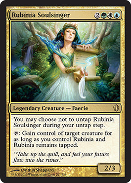 Rubinia Soulsinger (Commander 2013 Edition) Light Play