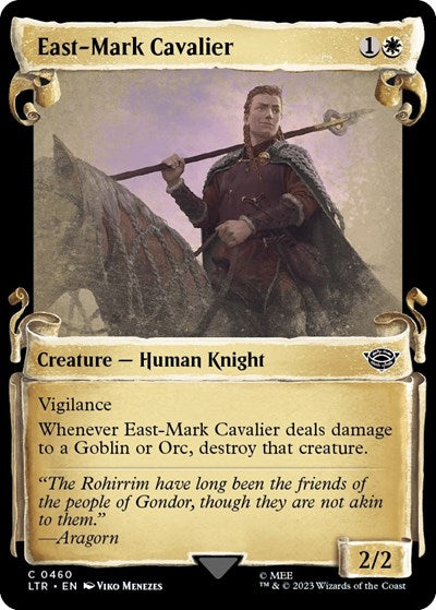 East-Mark Cavalier (Showcase Scrolls) (Universes Beyond: The Lord of the Rings: Tales of Middle-earth) Near Mint Foil