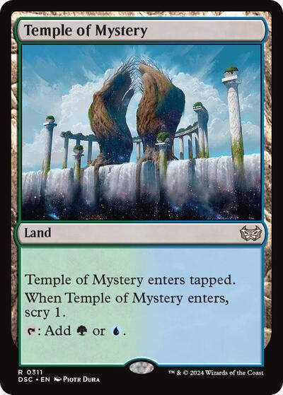 Temple of Mystery (Commander: Duskmourn: House of Horror) Near Mint