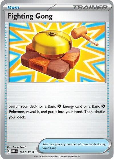 Fighting Gong - 116 (ME01: Mega Evolution) Near Mint Reverse Holofoil