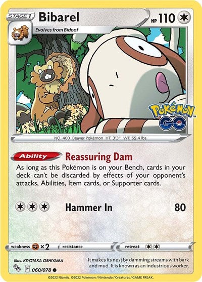 Bibarel (Pokemon GO) Near Mint