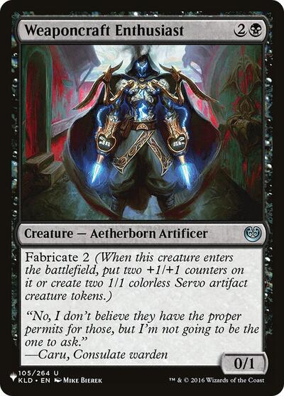 Weaponcraft Enthusiast (The List) Near Mint