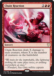 Chain Reaction (Commander 2018) Light Play