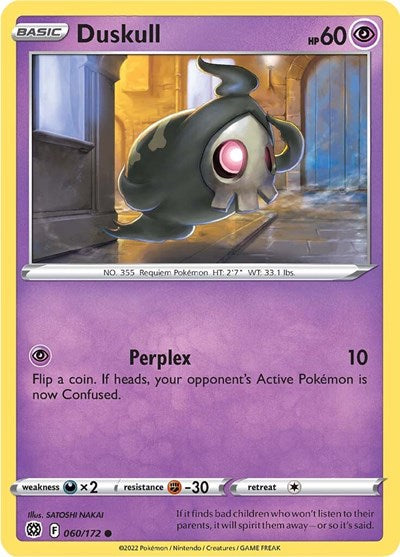 Duskull (SWSH09: Brilliant Stars) Near Mint Reverse Holofoil