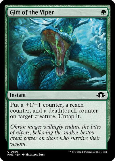 Gift of the Viper (Modern Horizons 3) Light Play Foil