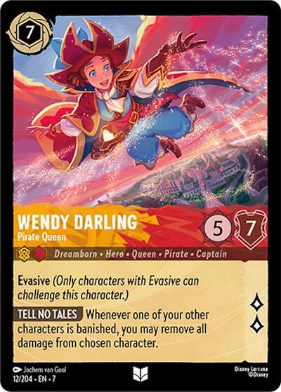Wendy Darling - Pirate Queen (Archazia's Island) Near Mint Cold Foil