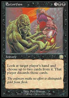 Extortion (Mercadian Masques) Light Play