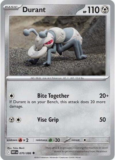 Durant (SV: White Flare) Near Mint Reverse Holofoil