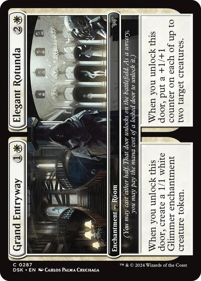 Grand Entryway / Elegant Rotunda (0287) (Duskmourn: House of Horror) Near Mint Foil