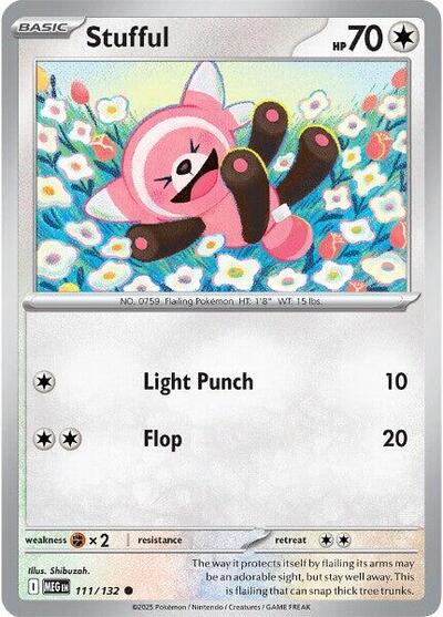 Stufful - 111 (ME01: Mega Evolution) Near Mint