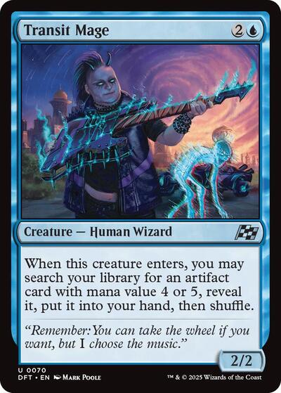 Transit Mage (Aetherdrift) Near Mint Foil