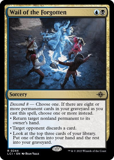 Wail of the Forgotten (The Lost Caverns of Ixalan) Light Play Foil