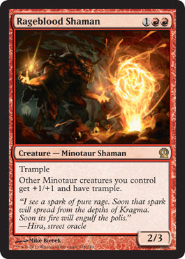 Rageblood Shaman (Theros) Light Play