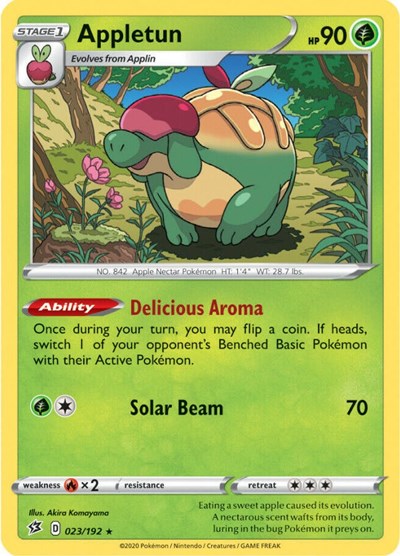 Appletun (SWSH02: Rebel Clash) Near Mint Holofoil