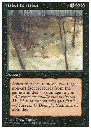 Ashes to Ashes (4th Edition) Light Play