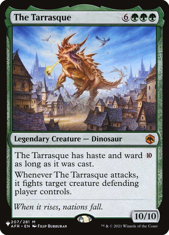The Tarrasque (The List) Light Play