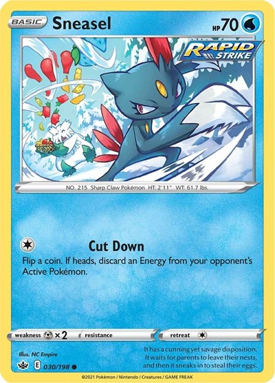 Sneasel (SWSH06: Chilling Reign) Near Mint