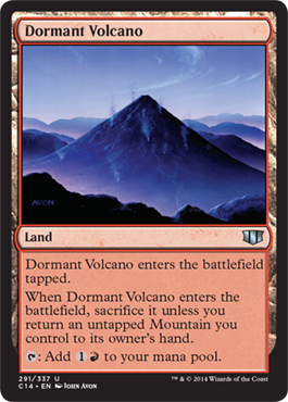 Dormant Volcano (Commander 2014 Edition) Light Play