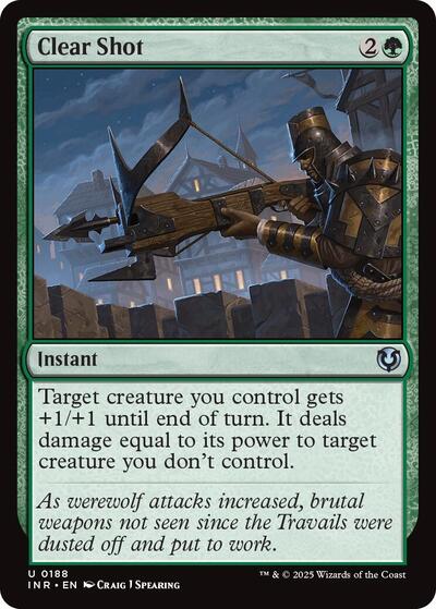 Clear Shot (Innistrad Remastered) Light Play Foil