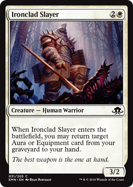 Ironclad Slayer (Eldritch Moon) Light Play Foil