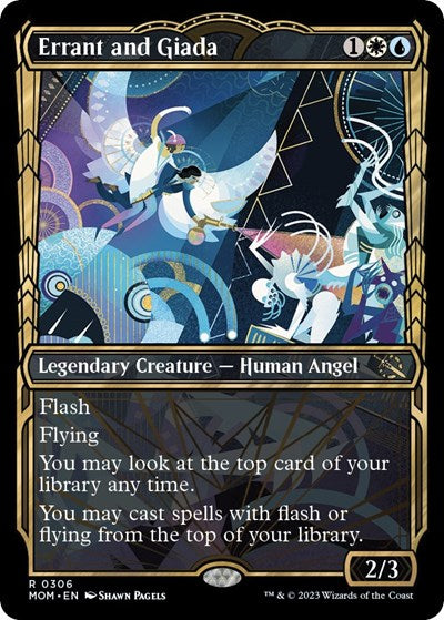 Errant and Giada (Showcase) (March of the Machine) Near Mint Foil