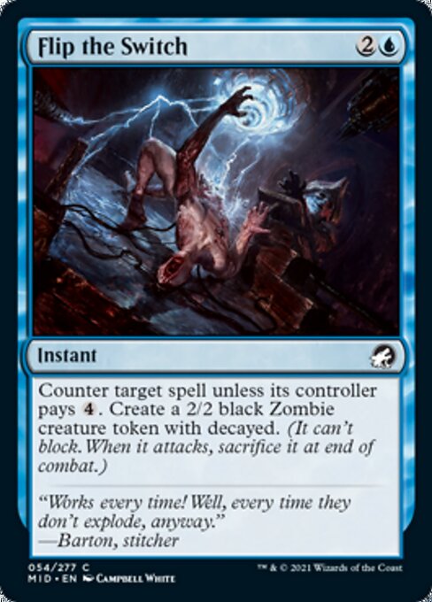 Flip the Switch (Innistrad: Midnight Hunt) Light Play Foil