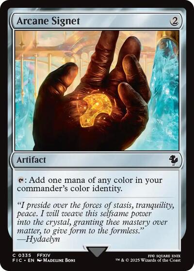 Arcane Signet (0335) (Commander: FINAL FANTASY) Light Play
