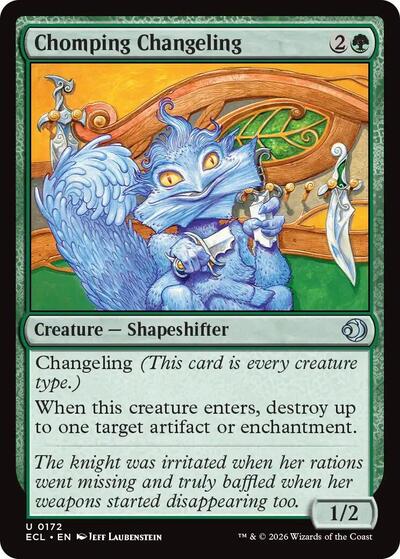 Chomping Changeling (Lorwyn Eclipsed) Near Mint