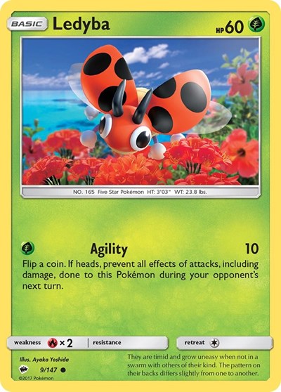 Ledyba (SM - Burning Shadows) Near Mint