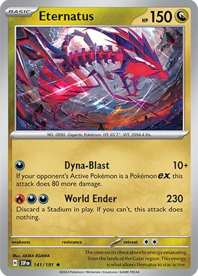 Eternatus (SV08: Surging Sparks) Near Mint Reverse Holofoil