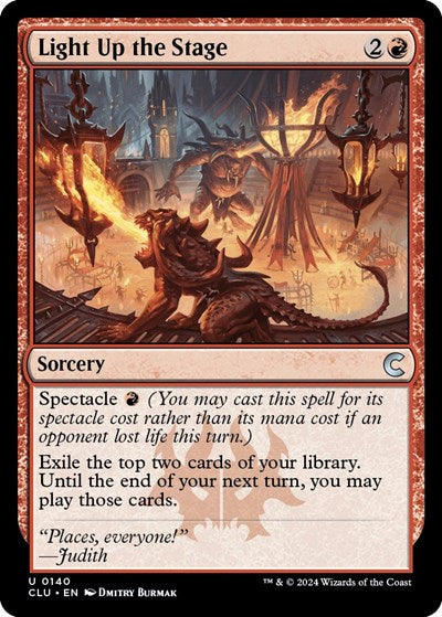 Light Up the Stage (Ravnica: Clue Edition) Light Play