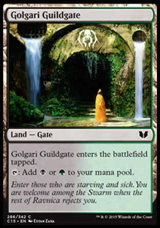 Golgari Guildgate (Commander 2015) Light Play