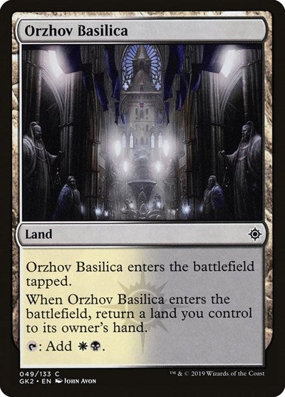 Orzhov Basilica (Ravnica Allegiance: Guild Kits) Light Play