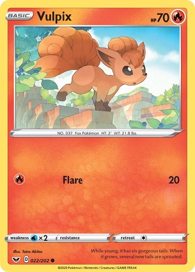 Vulpix (SWSH01: Sword & Shield Base Set) Near Mint